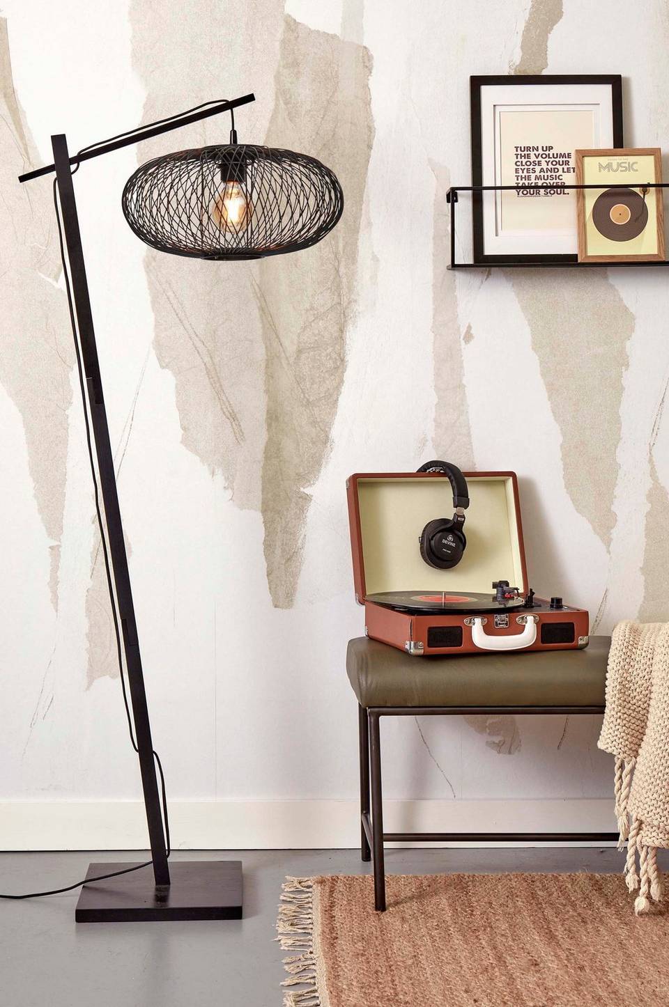 Good&Mojo Golvlampa Cango, svart från Good&Mojo, bild 2