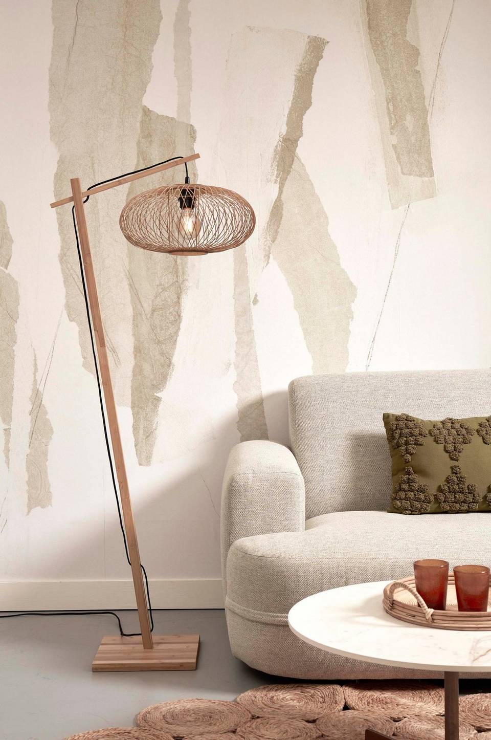 Good&Mojo Golvlampa Cango, natur från Good&Mojo, bild 5