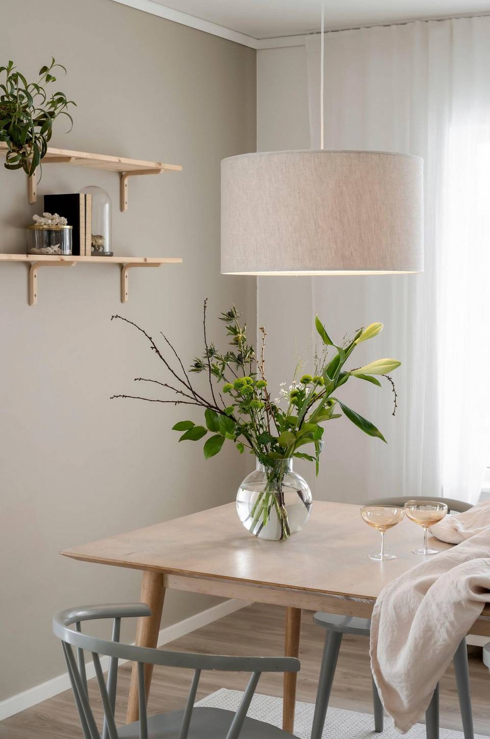 PR Home Taklampa Sara Linne 55cm, beige från PR Home, bild 5