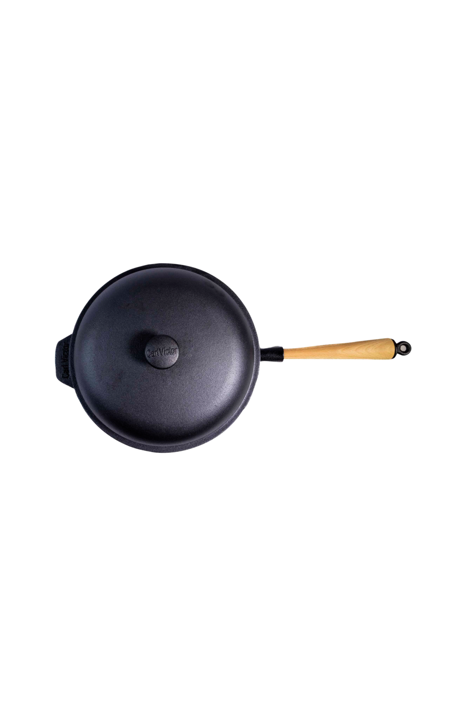 Carl Victor Traktörpanna med lock i gjutjärn Ø 25 cm, svart från Carl Victor, bild 5