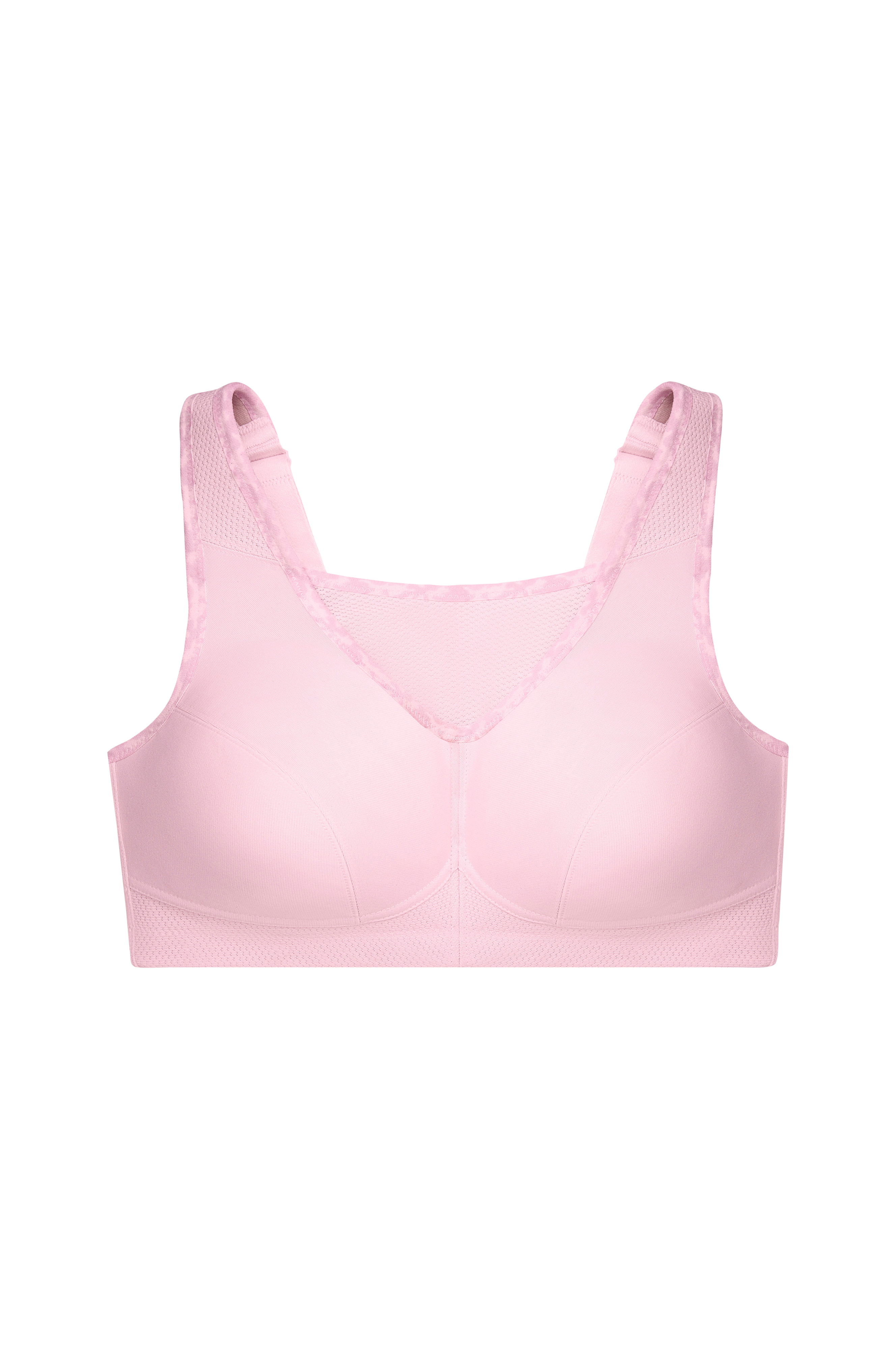 Glamorise Sport-bh Full Figure Plus Size No-bounce - Rosa - Bygellös bh