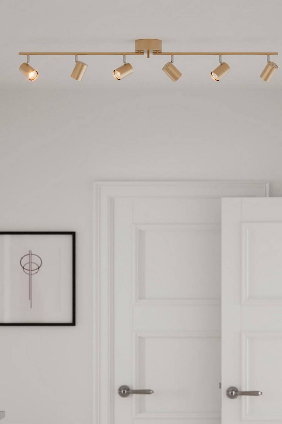 By Rydéns Takspot Correct 6-ljus, guld från By Rydéns, bild 5