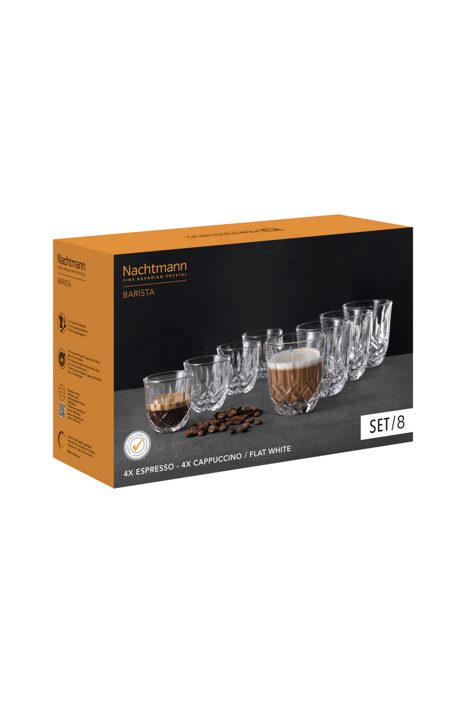 Nachtmann Glas Noblesse Barista 8-pack, transparent från Nachtmann, bild 5