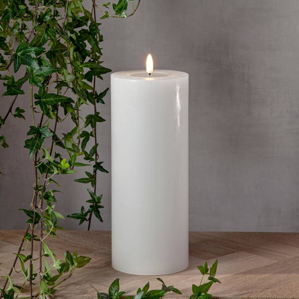 Star Trading Blockljus Flamme Flow Big 27,5 cm, vit från Star Trading, bild 2