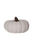 Ulkokoriste Sandy Pumpkin 20 cm Valkoinen
