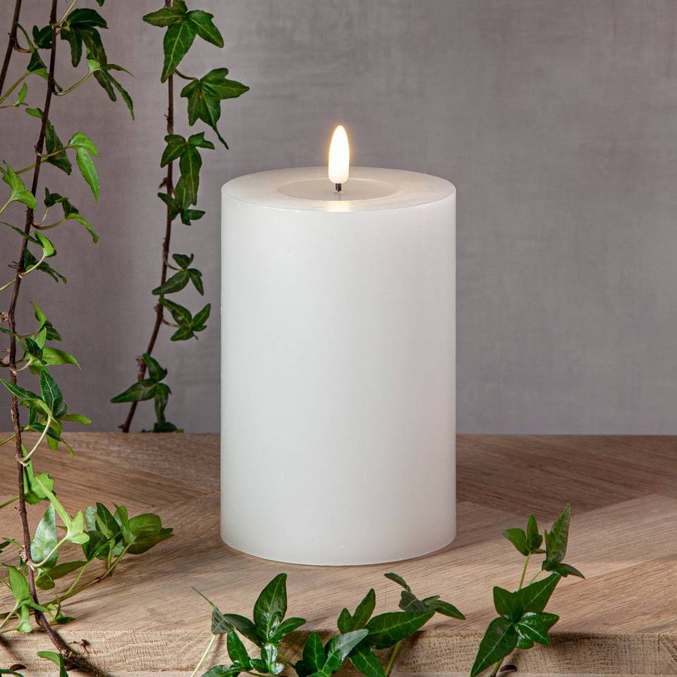 Star Trading Blockljus Flamme Flow Big 17,5 cm, vit från Star Trading, bild 2