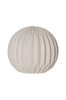 Ulkokoriste Sandy Globe 30 cm Valkoinen