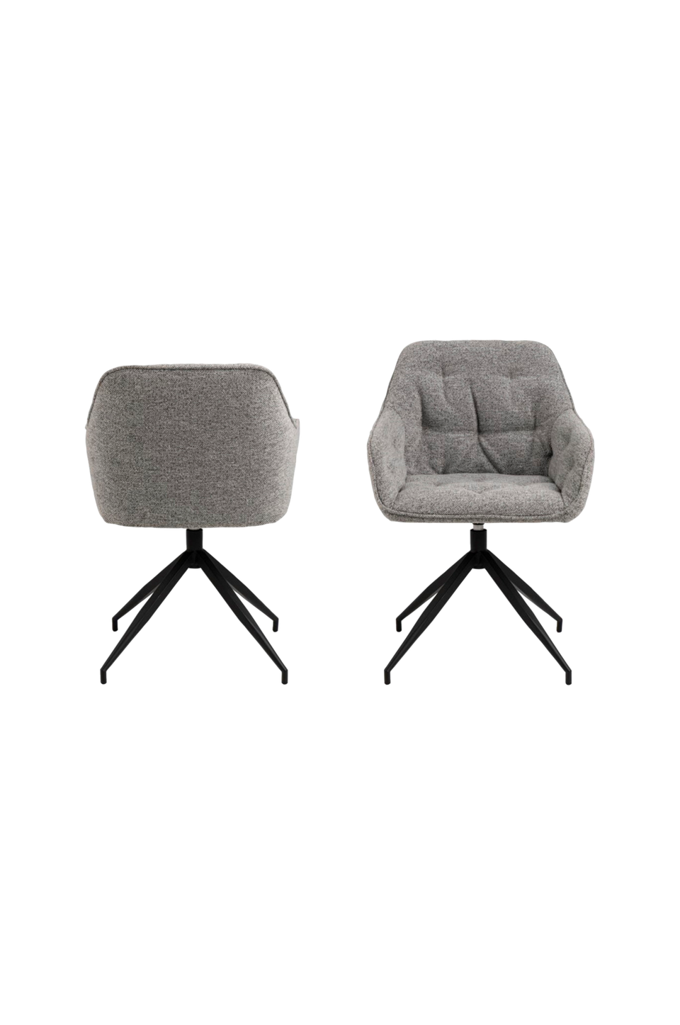 AC Design Furniture Matstol med armstöd Brooke, grå från AC Design Furniture, bild 5