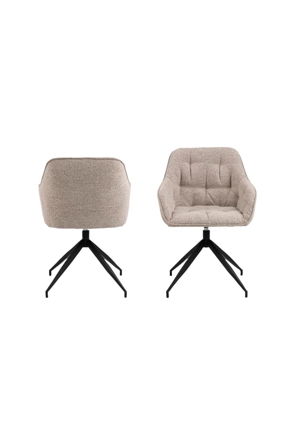 AC Design Furniture Matstol med armstöd Brooke, natur från AC Design Furniture, bild 5