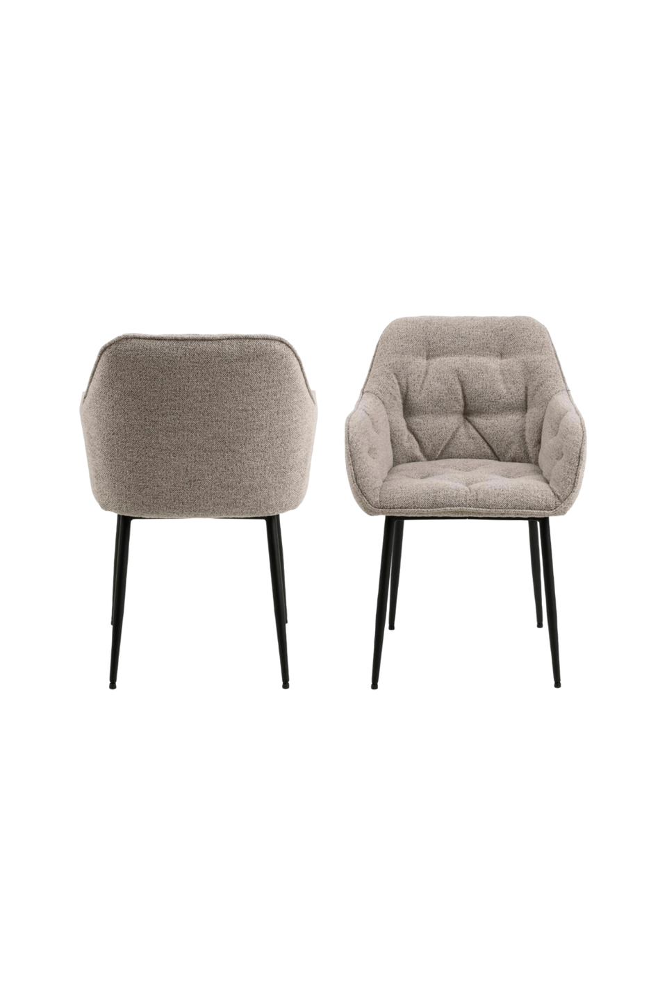 AC Design Furniture Matstol med armstöd Brooke, 2-p, natur från AC Design Furniture, bild 5