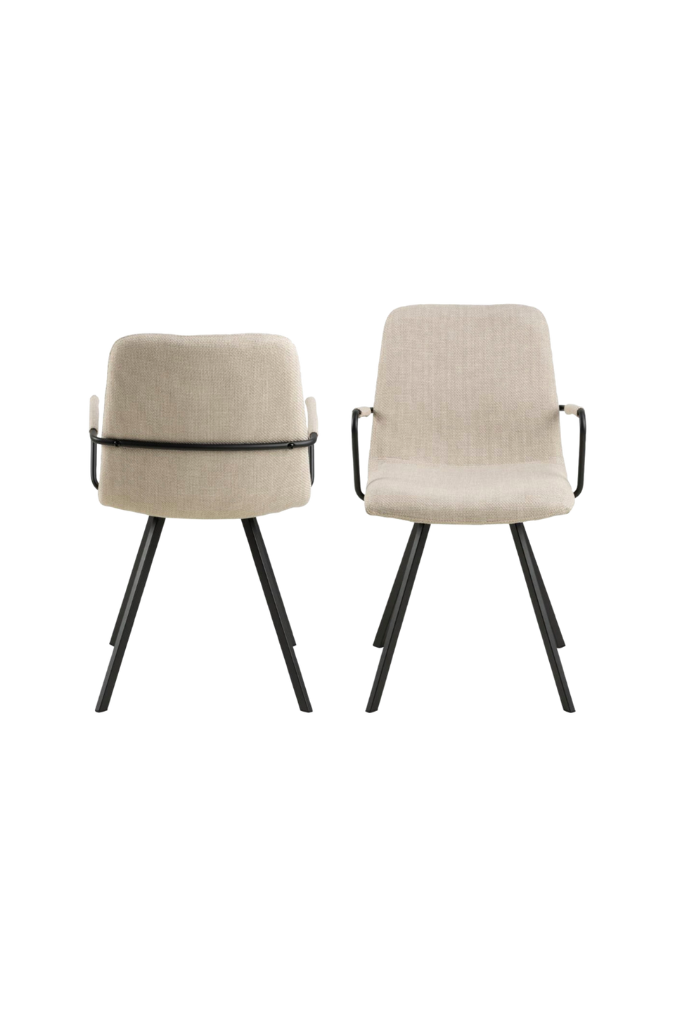AC Design Furniture Matstol med armstöd Selina, natur från AC Design Furniture, bild 5