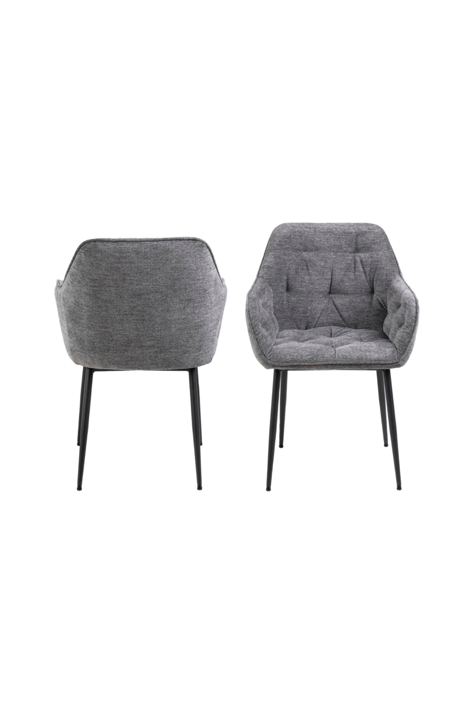 AC Design Furniture Matstol med armstöd Brooke, grå från AC Design Furniture, bild 5