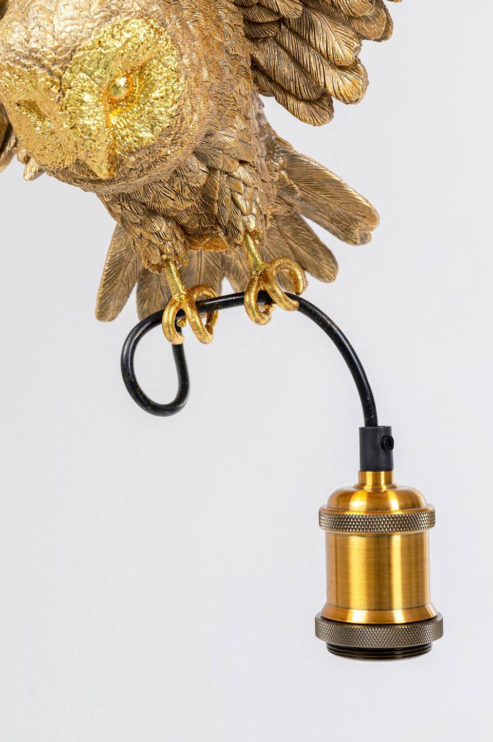 KARE Design Pendellampa Animal Owl 60cm, guld från KARE Design, bild 2