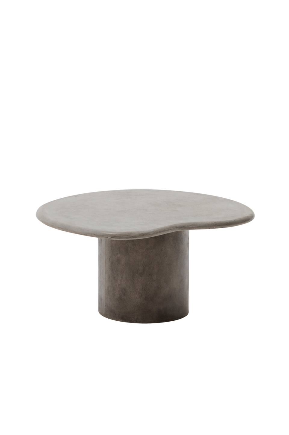Kave Home Macarella soffbord i vit cement, 83 x 77 cm, grå från Kave Home, bild 5