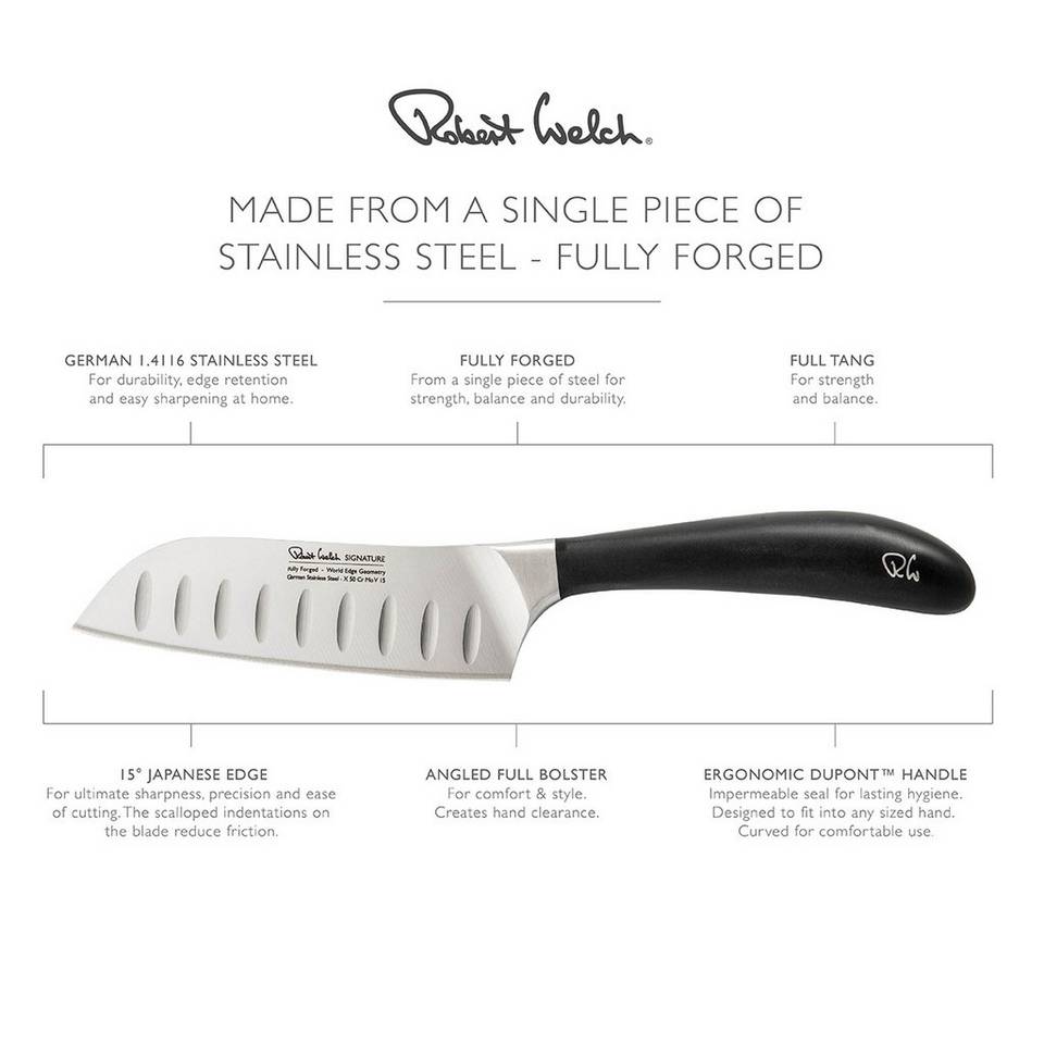 Robert Welch Santokukniv Signature 14cm/ 5,5, silver från Robert Welch, bild 5