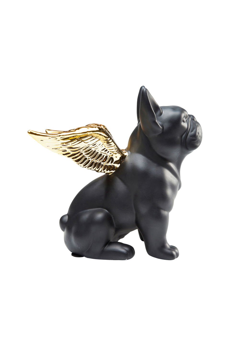 KARE Design Deco Figur Sitting Angel Dog Guld-B, svart från KARE Design, bild 2