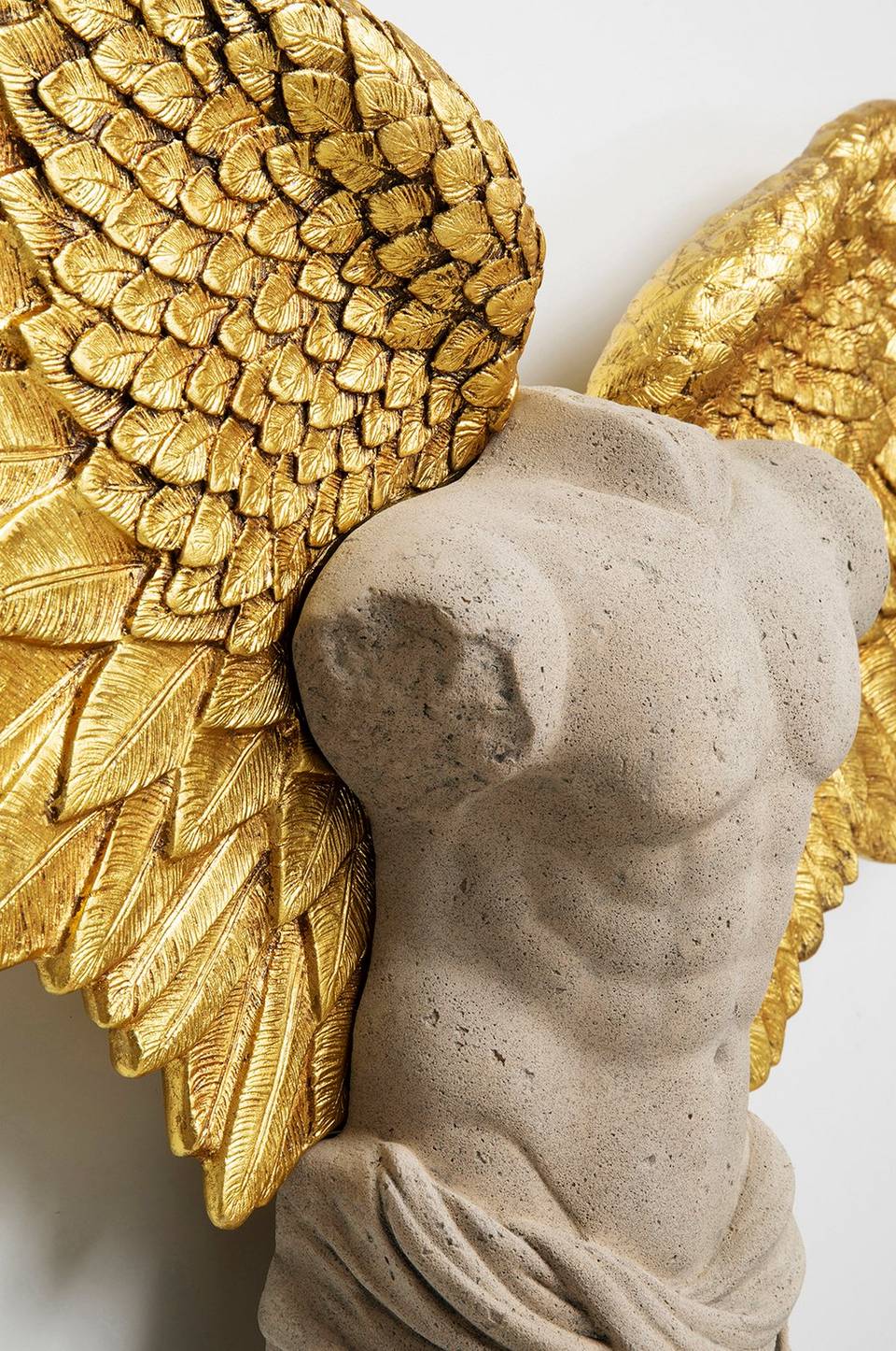 KARE Design Vägg Objekt Guardian Angel Male 124x71, guld från KARE Design, bild 2