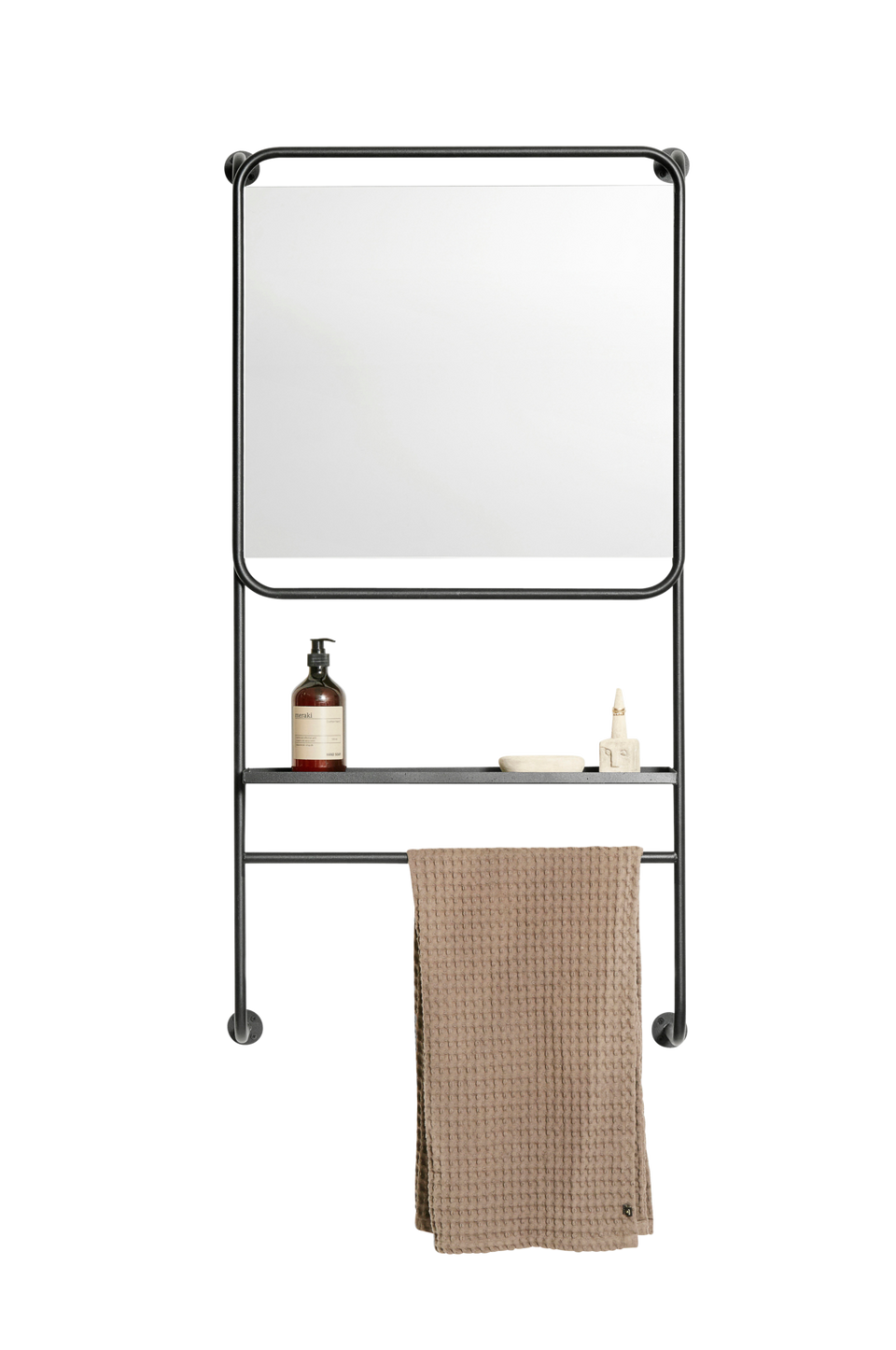 Muubs Spegel med hylla Copenhagen 60 x 120 cm, svart från Muubs, bild 2