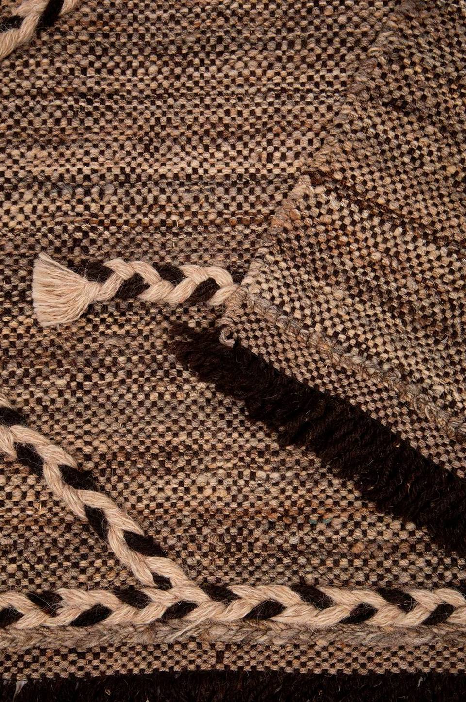 Bargi Ullmatta Kilim Moroccan Design Brun 209x293, brun från Bargi, bild 2