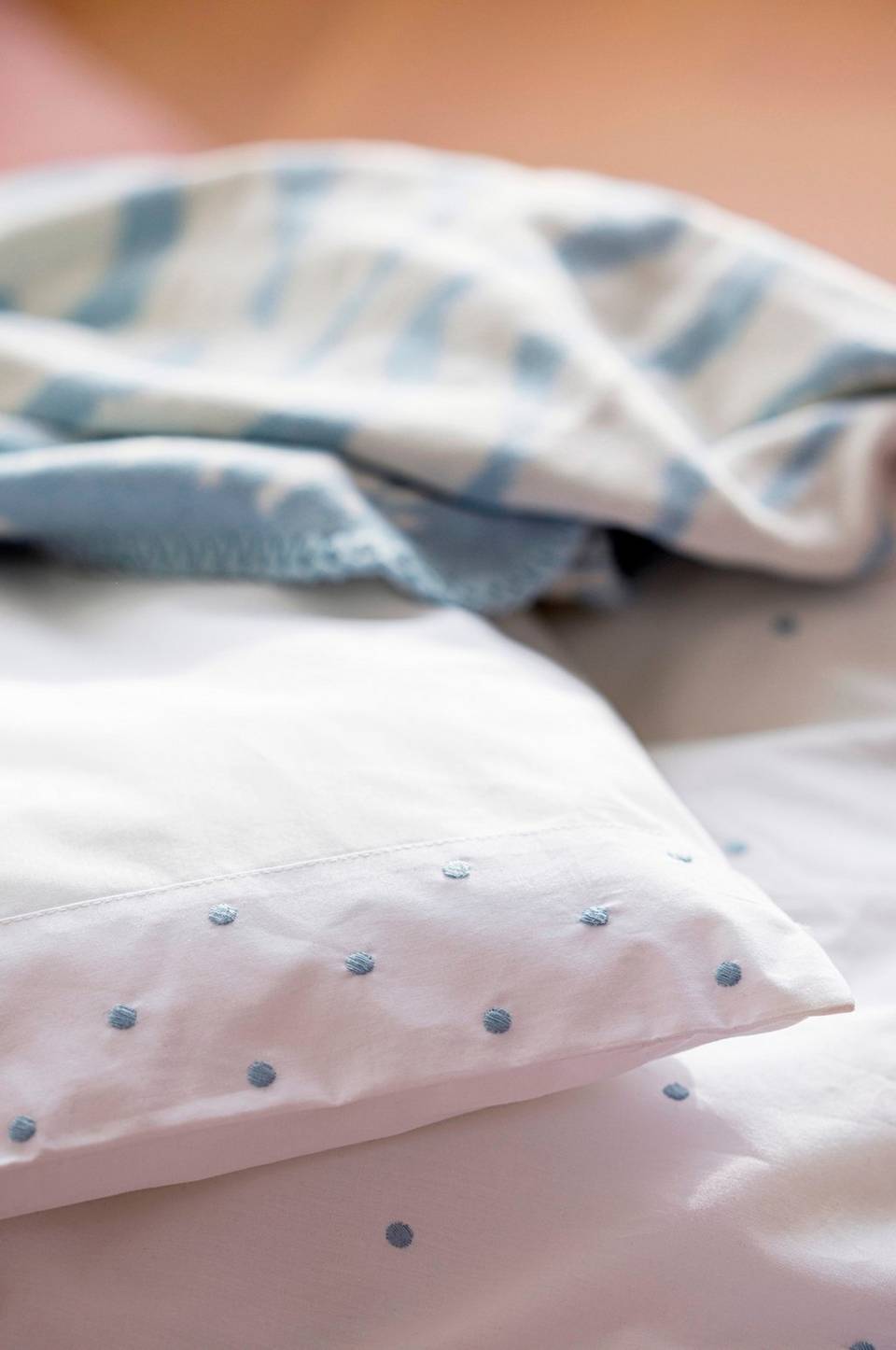 Mille Notti Baby Påslakan Bello Ekologisk, blå från Mille Notti, bild 2