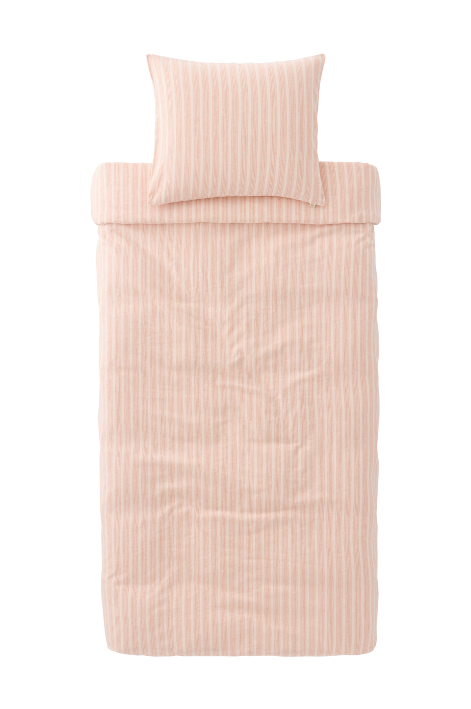 Ellos Home Påslakanset Elly Stripe i återvunnet halvlinne 2 eller 3 delar, rosa från Ellos Home, bild 2