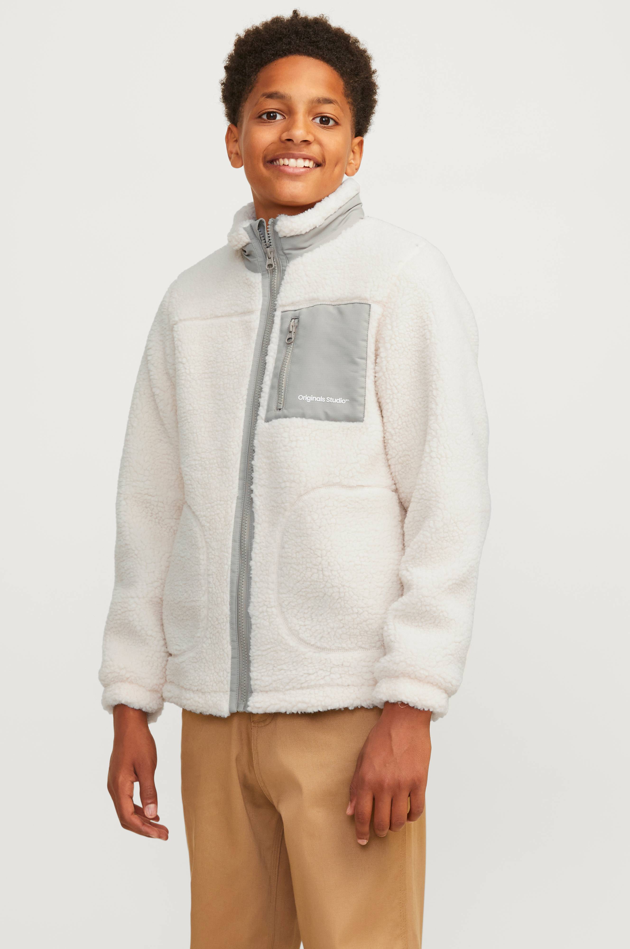 Jack & Jones Jorvesterbro AW24 NOOS Teddy Jacket voor heren, zwart, XL, zwart, XL