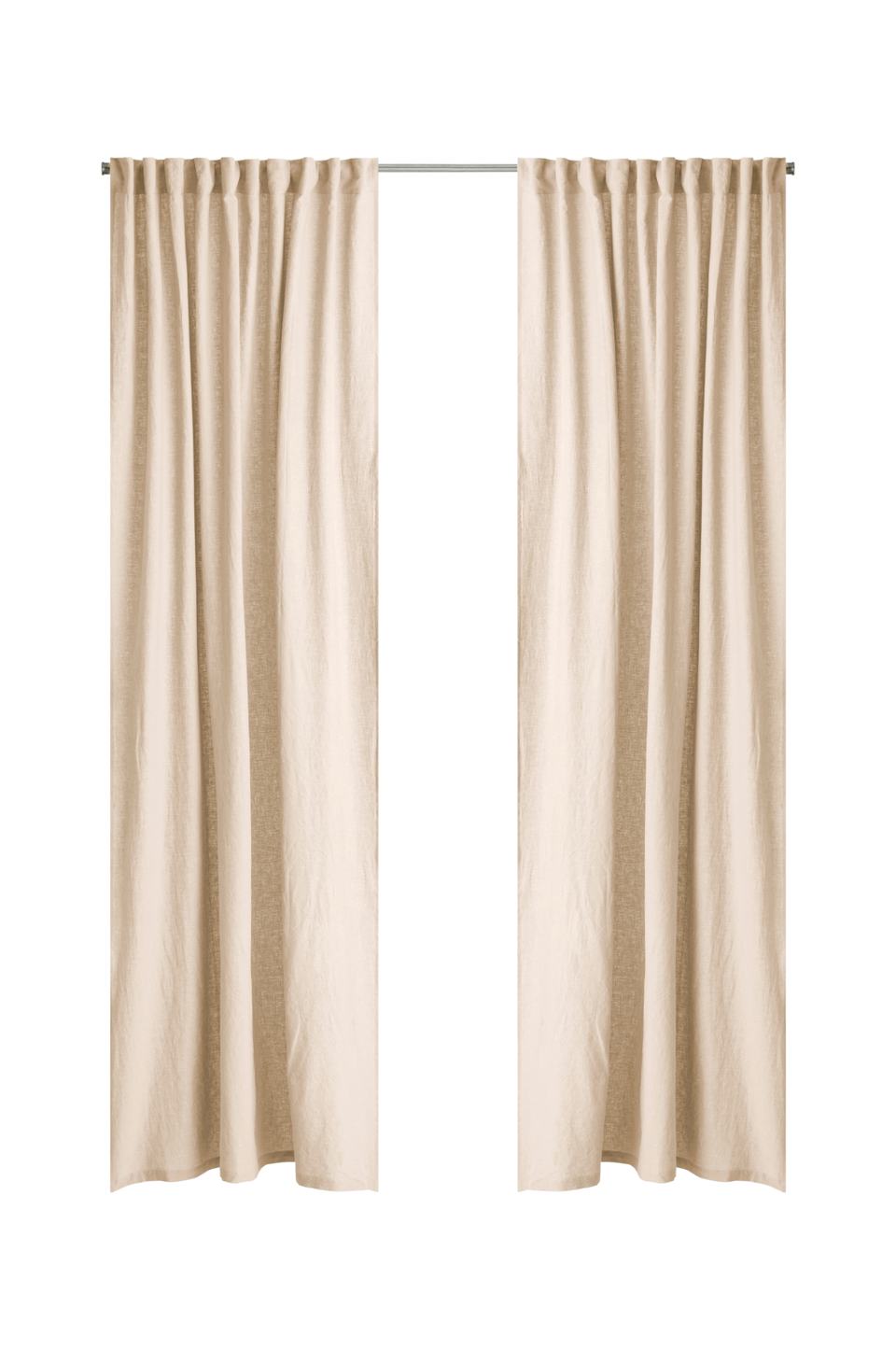 Ellos Home Multibandslängd Elly i återvunnet halvlinne 2-pack, beige från Ellos Home, bild 2