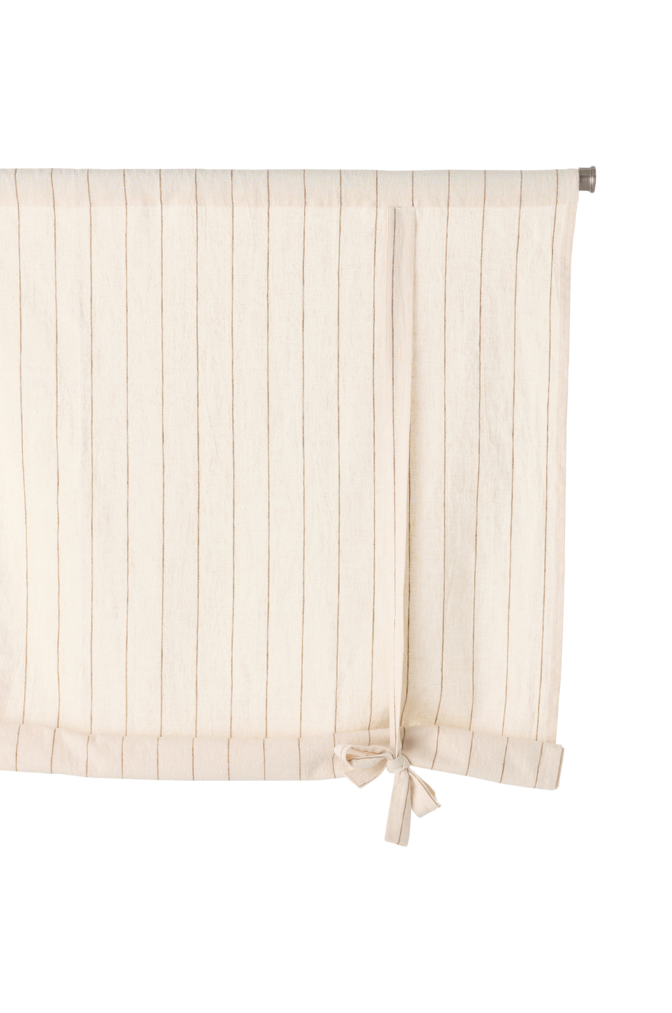 Ellos Home Roll up-gardin Elly Thin Stripe Rollup i återvunnet halvlinne, beige från Ellos Home, bild 2