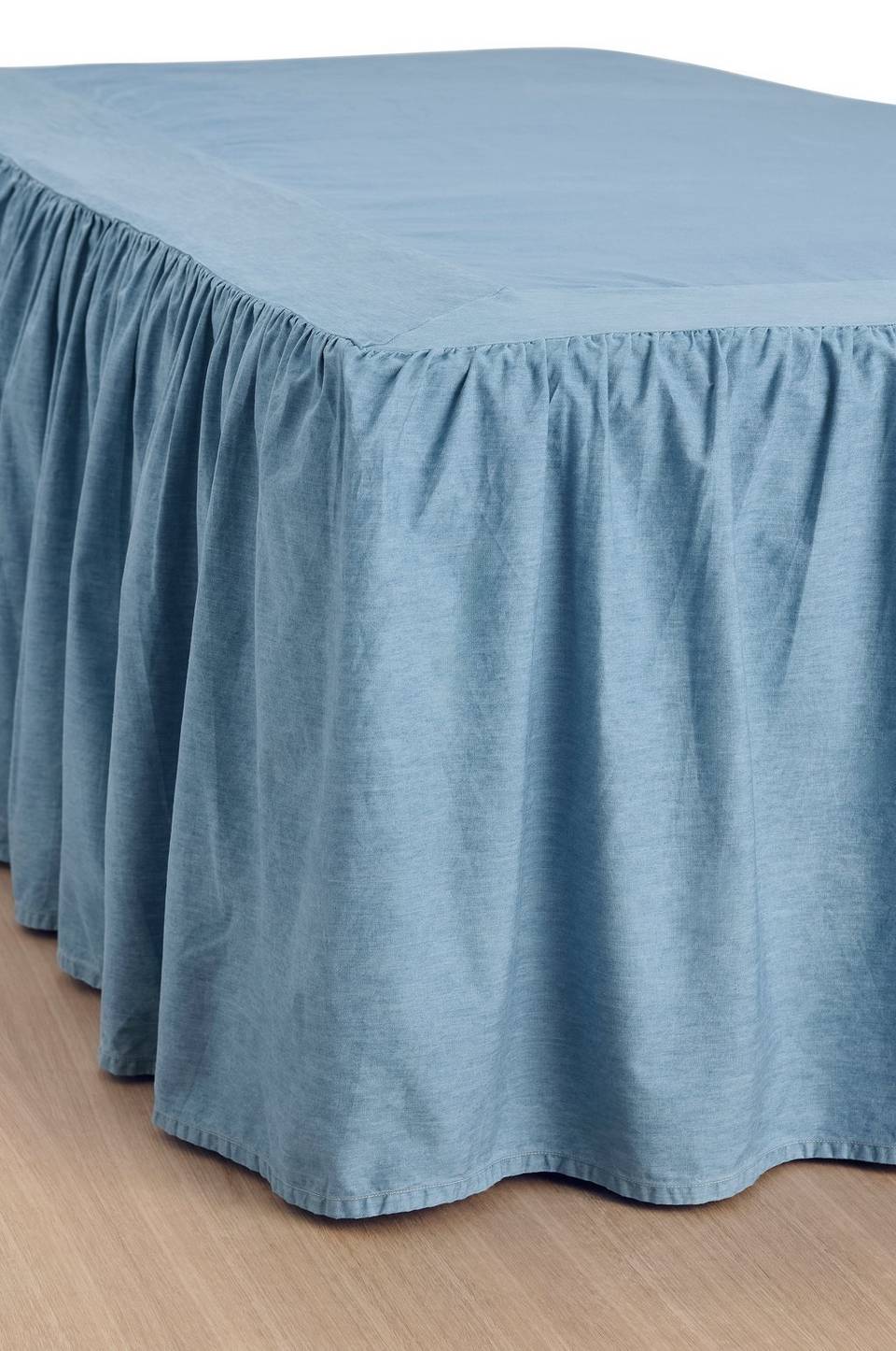 Ellos Home Sängkappa Denim Frilled 52 cm, blå från Ellos Home, bild 2