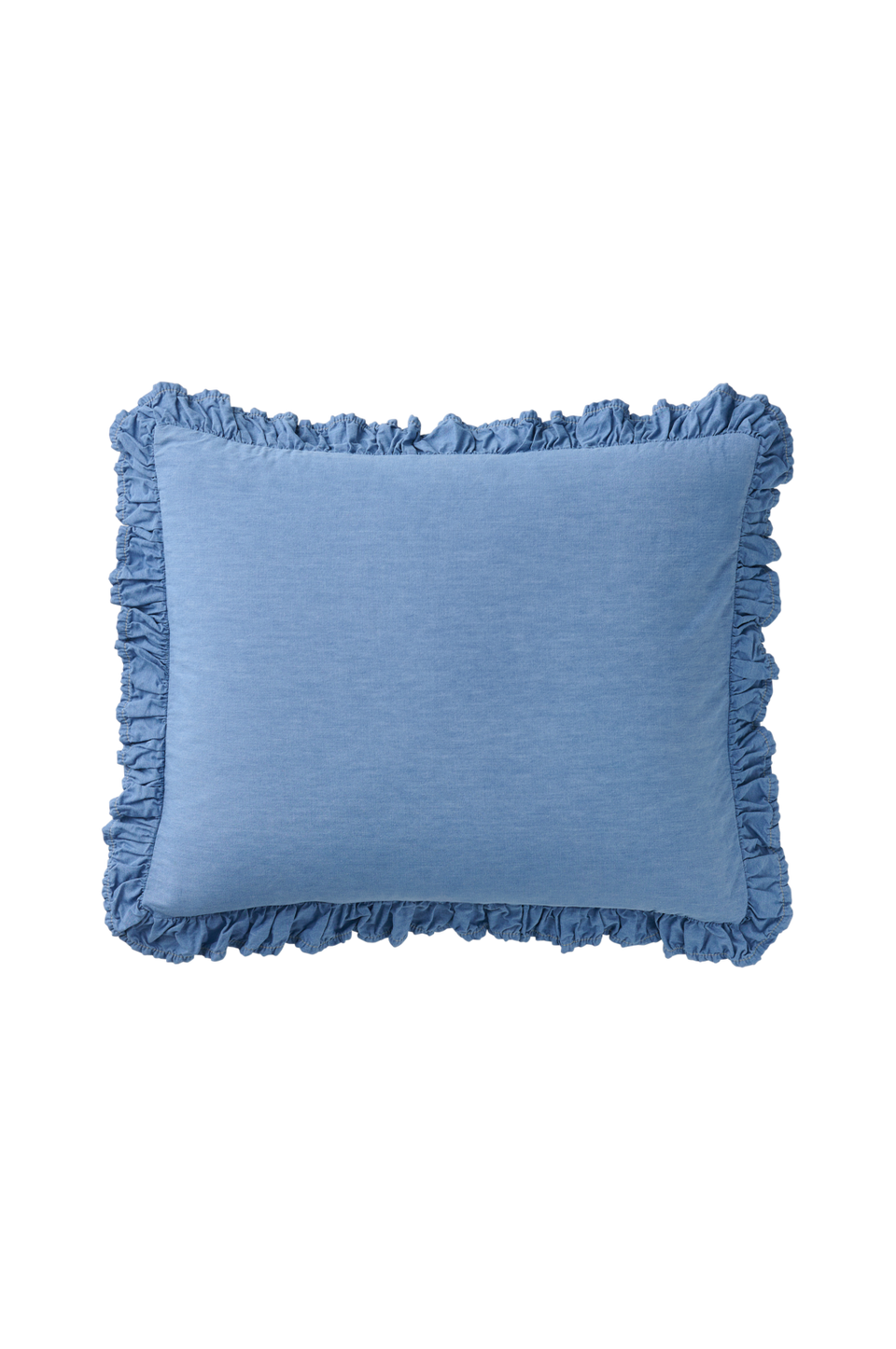 Ellos Home Örngott Denim Frilled, blå från Ellos Home, bild 2