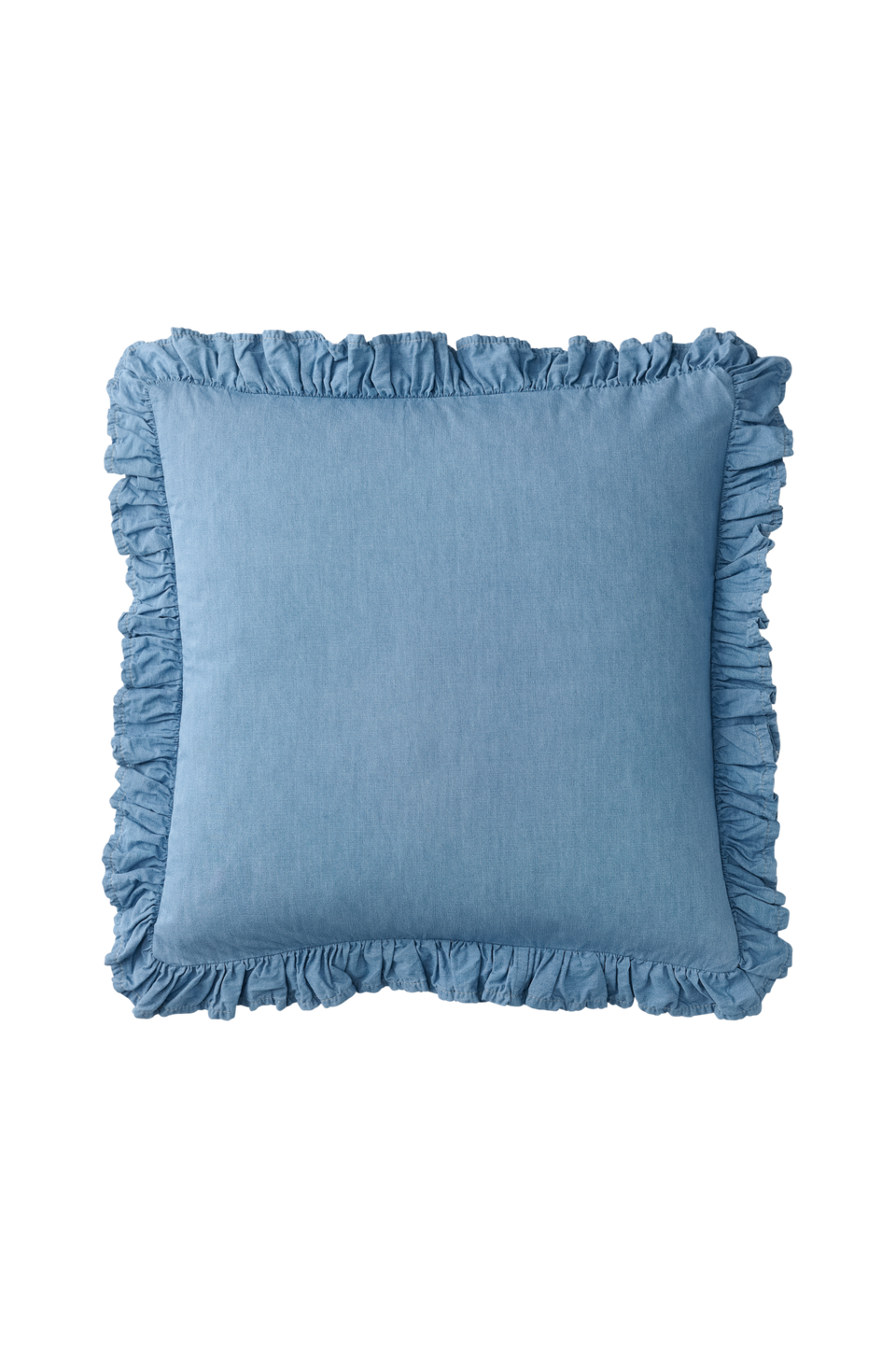 Ellos Home Kuddfodral Denim Frill, blå från Ellos Home, bild 2