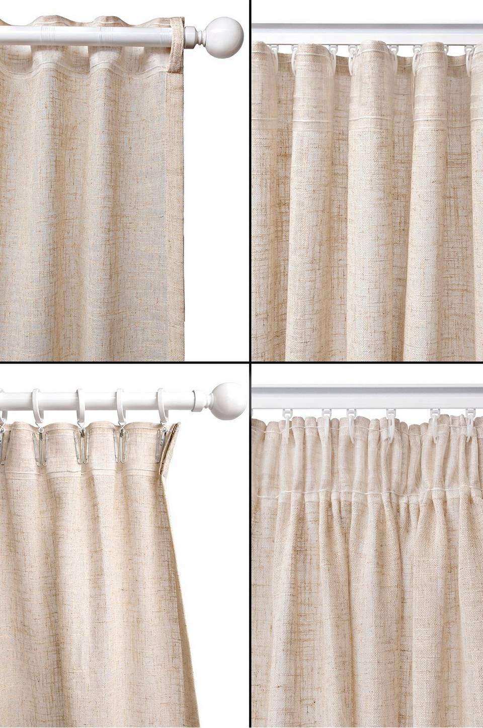 Hasta Gardin Mylla 132x250 cm, beige från Hasta, bild 2