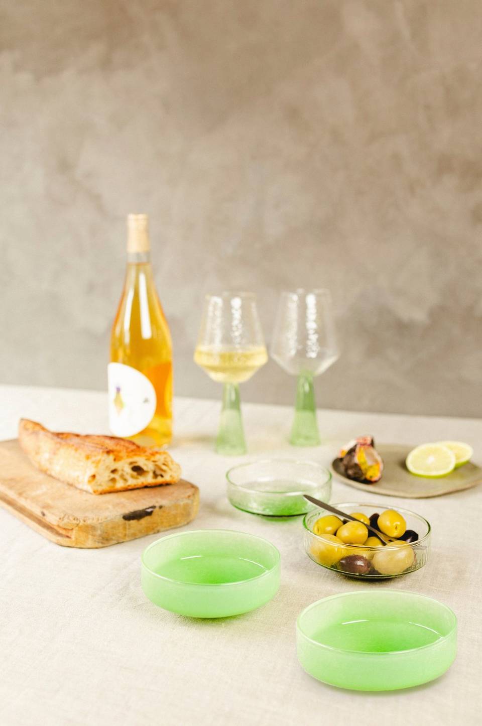 Brut Homeware Skål Claude 4-pack, transparent från Brut Homeware, bild 5