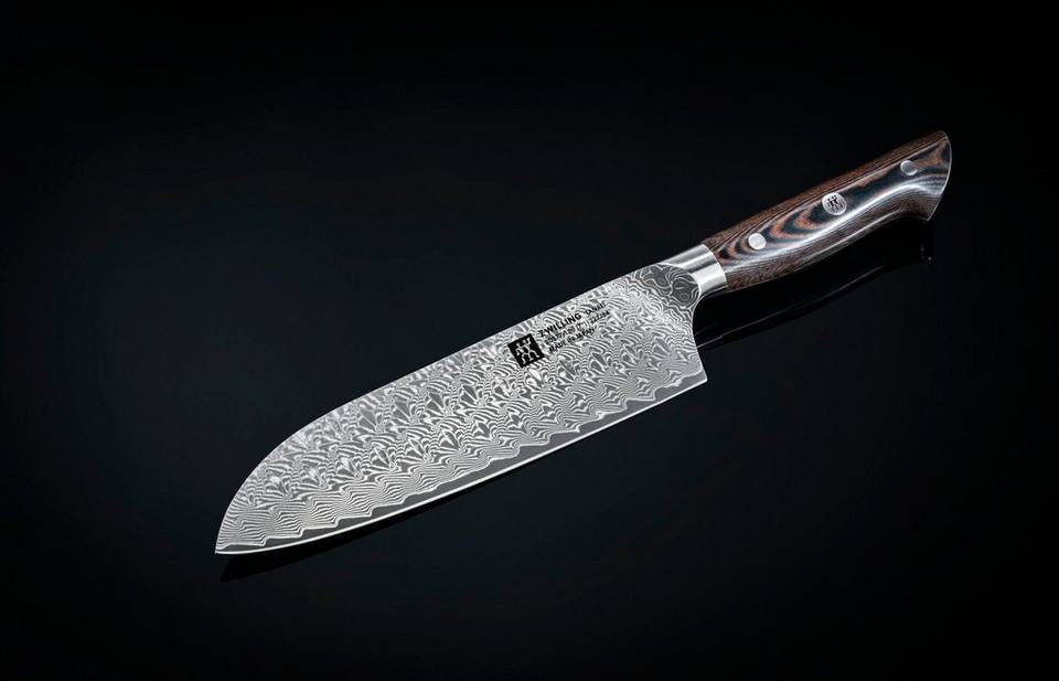 Zwilling Kockkniv Santoku Tanrei 18 cm, brun från Zwilling, bild 5