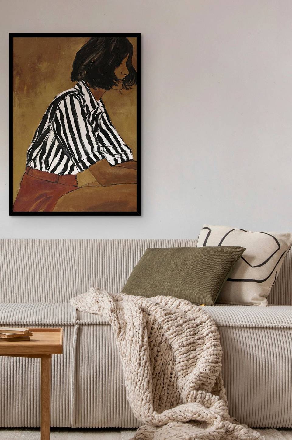 Malerifabrikken Fine Art Board / Let it go / Svart ram, brun från Malerifabrikken, bild 2