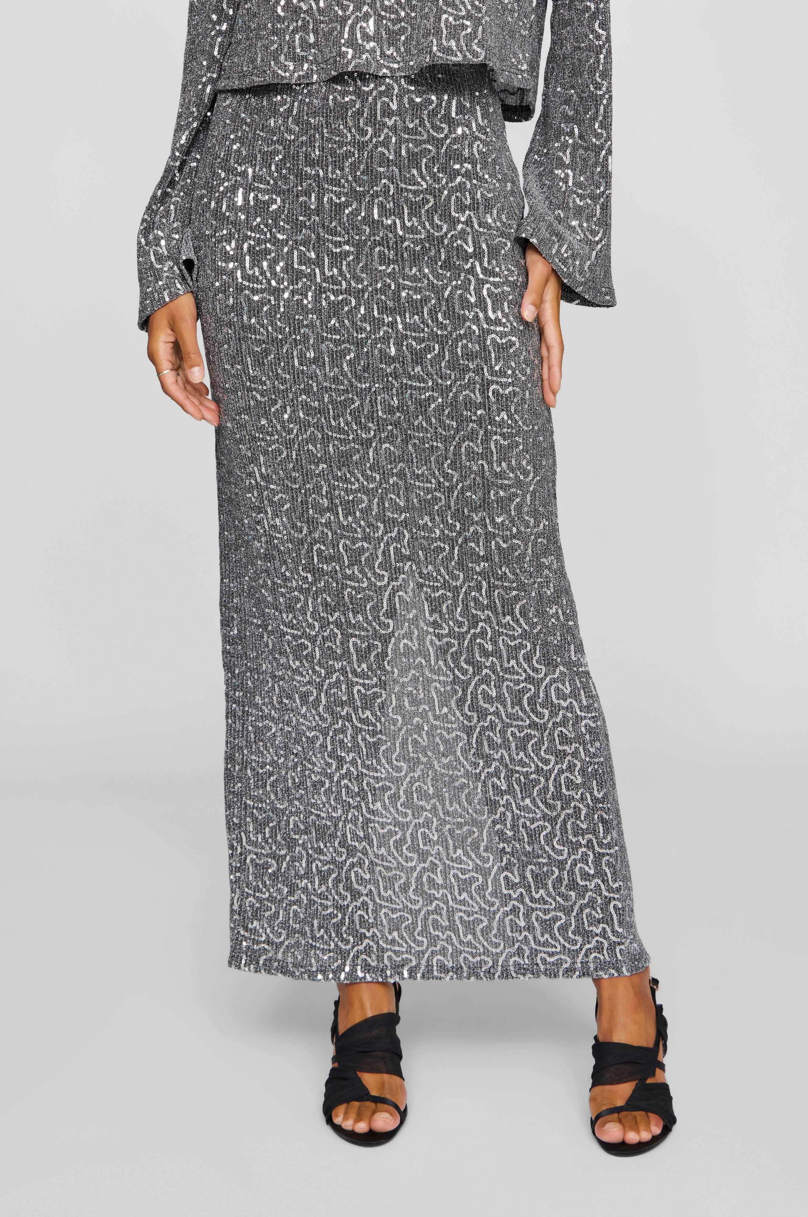 VILA Vimanda Wavy H/W Maxi Skirt Ladies Vimanda Wavy H/W Maxi Skirt (1