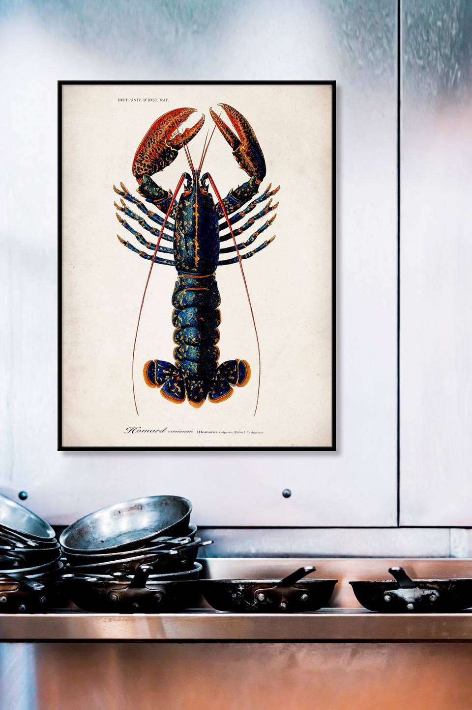 The Dybdahl Co. Affisch Lobster, vit från The Dybdahl Co., bild 2