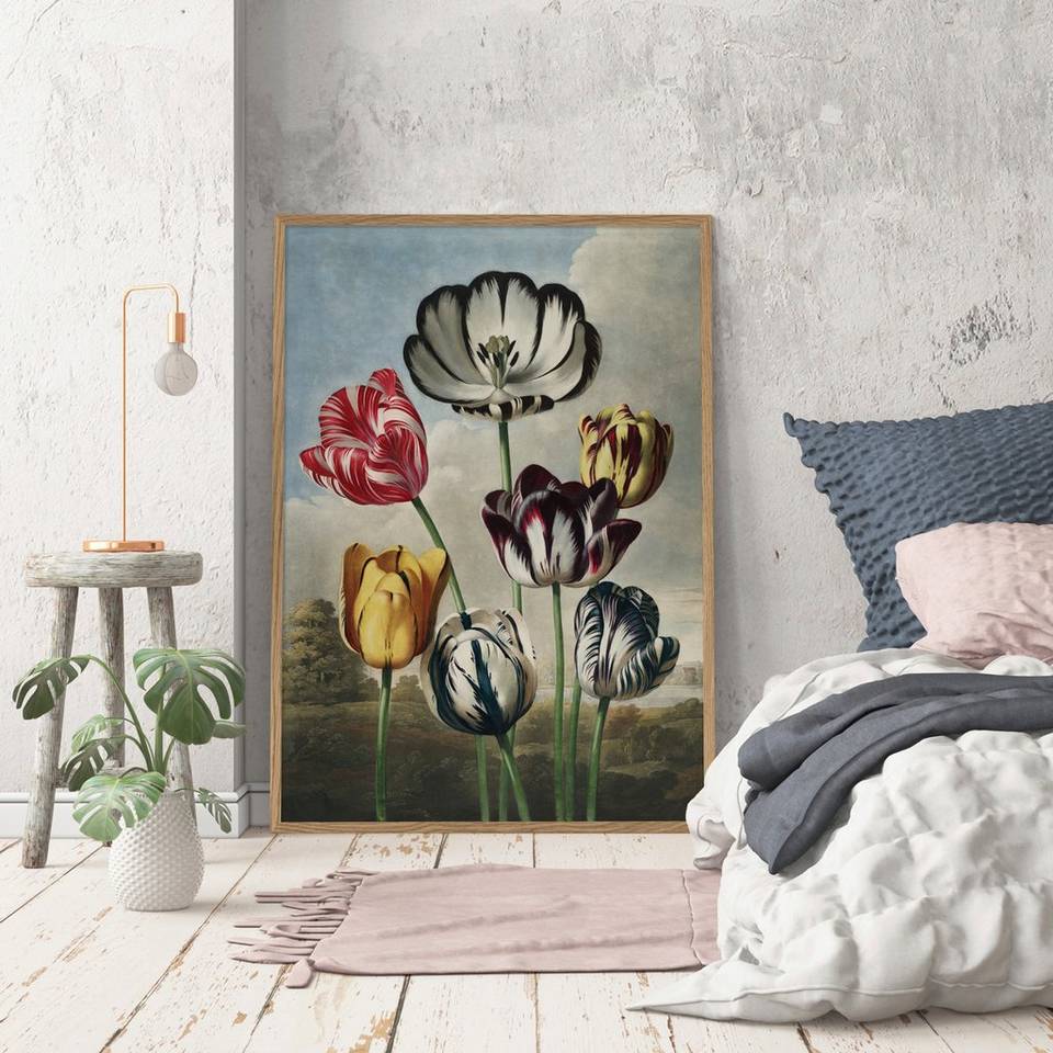 The Dybdahl Co. Affisch Tulips, flerfärgad från The Dybdahl Co., bild 2