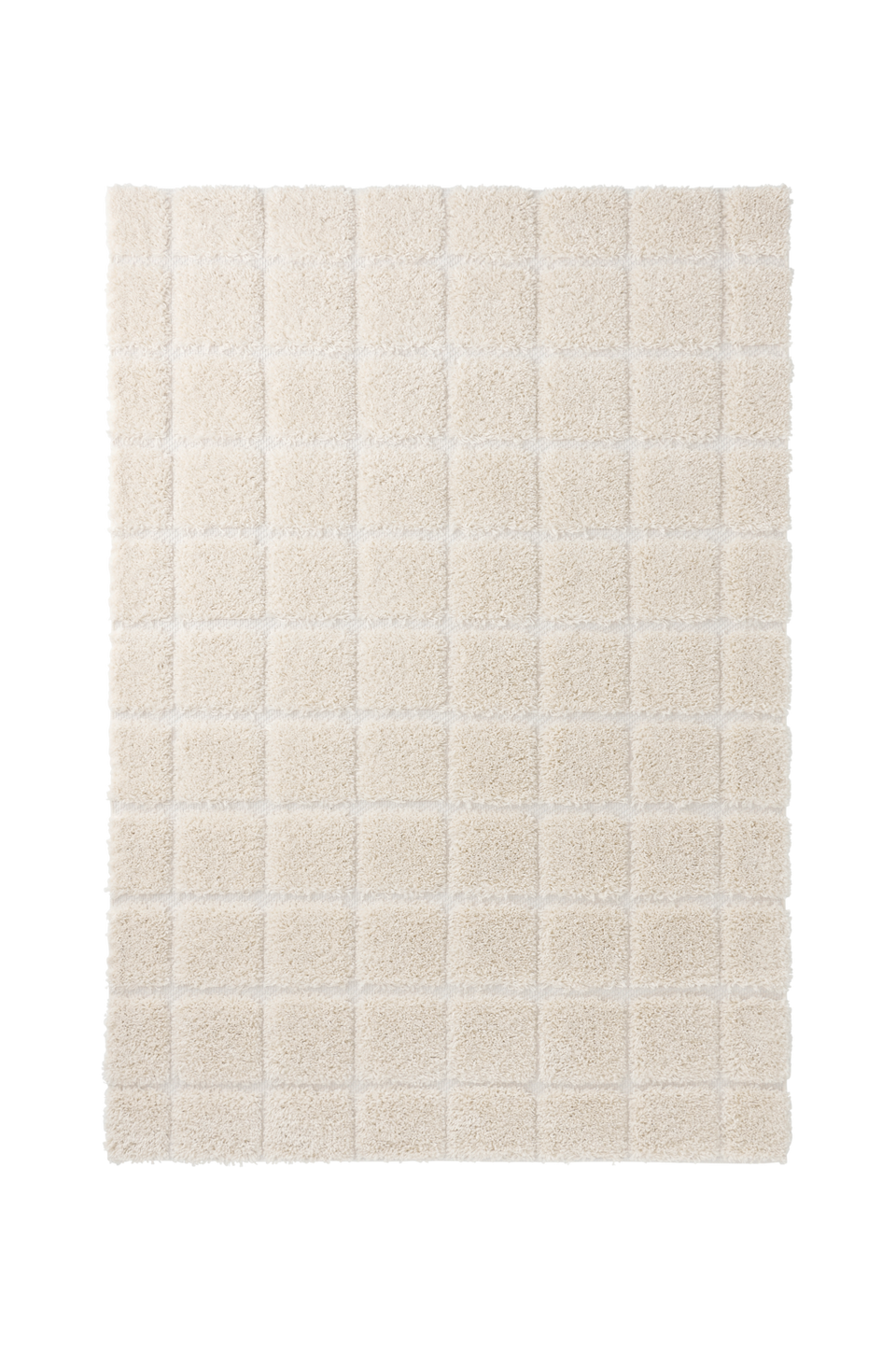 Ellos Home Ryamatta Alba Check Shaggycarpet, vit från Ellos Home, bild 2