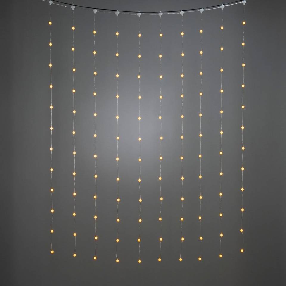 Konstsmide LED-ljusridå Usb 180cm, vit från Konstsmide, bild 2