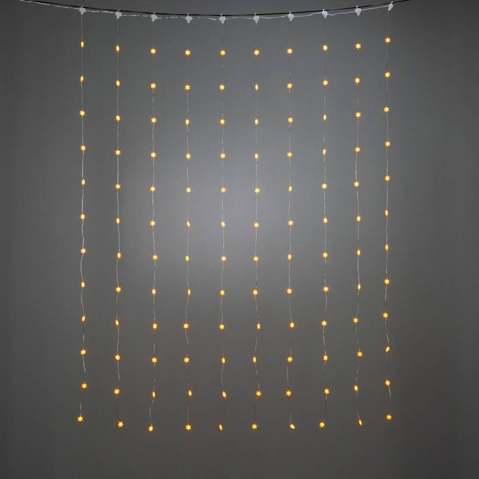 Konstsmide LED-ljusridå Usb 180cm, transparent från Konstsmide, bild 5