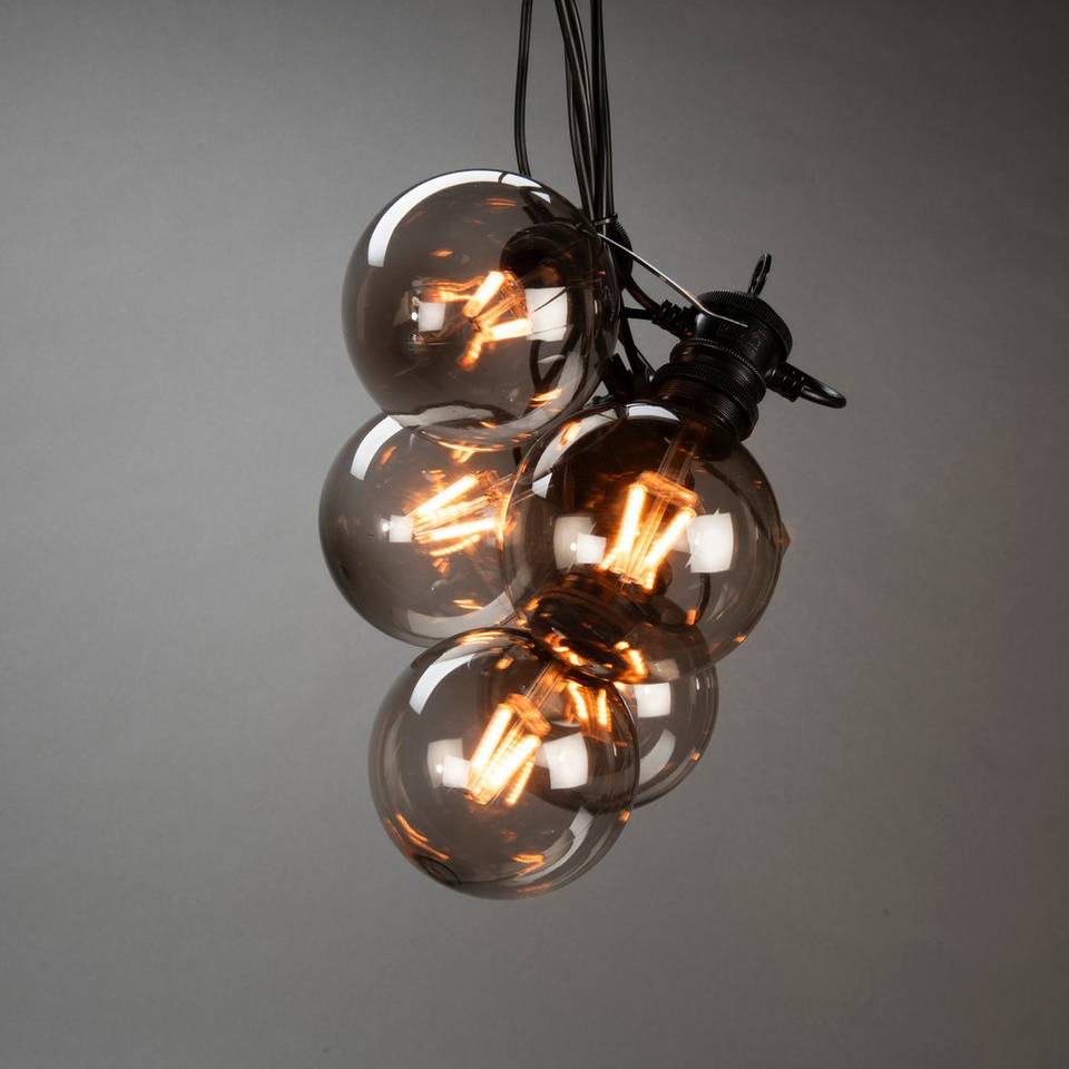 Konstsmide Ljusset 10 glödlampor byt. LED 450cm, svart från Konstsmide, bild 5