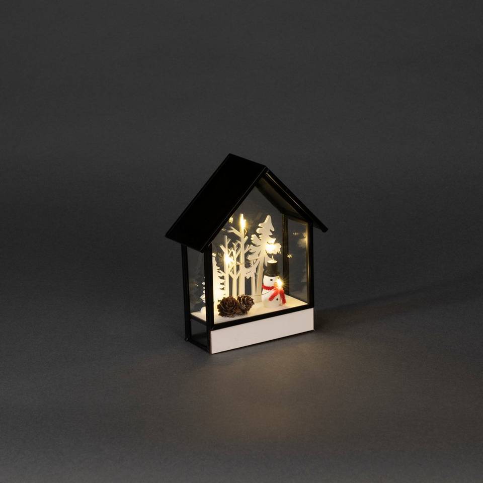 Konstsmide B/O Glaslykta 5 LED 16,3cm, vit från Konstsmide, bild 2