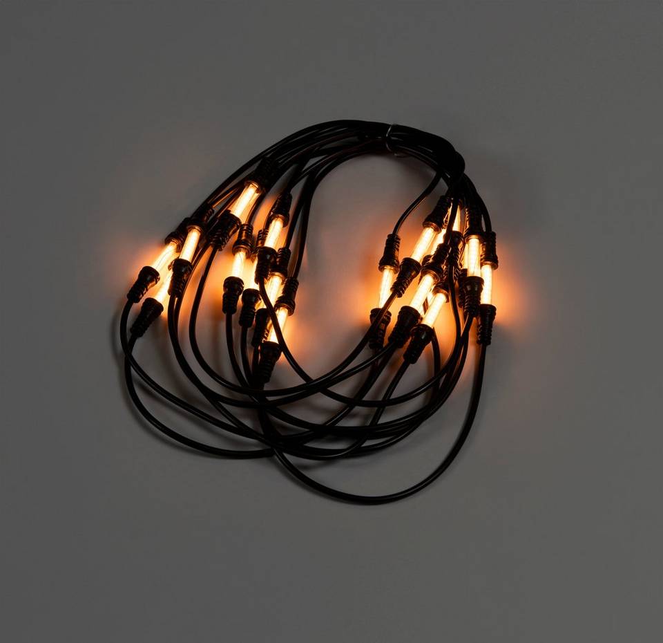 Konstsmide Flaggstångsljus set, 100 LED 600cm, svart från Konstsmide, bild 2