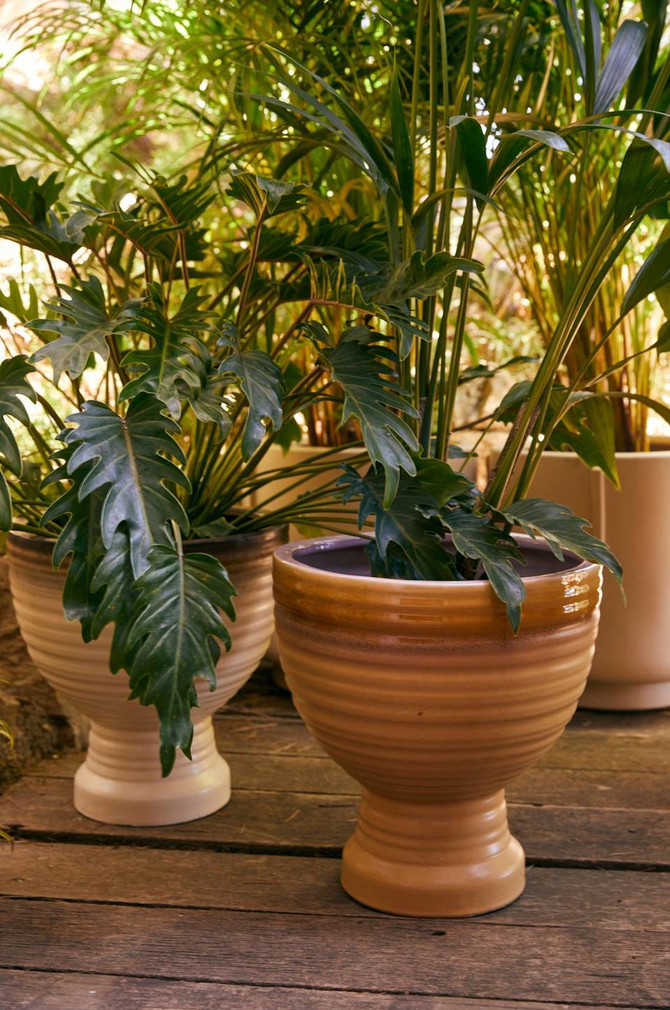 HKliving Stengods Planter, beige från HKliving, bild 2