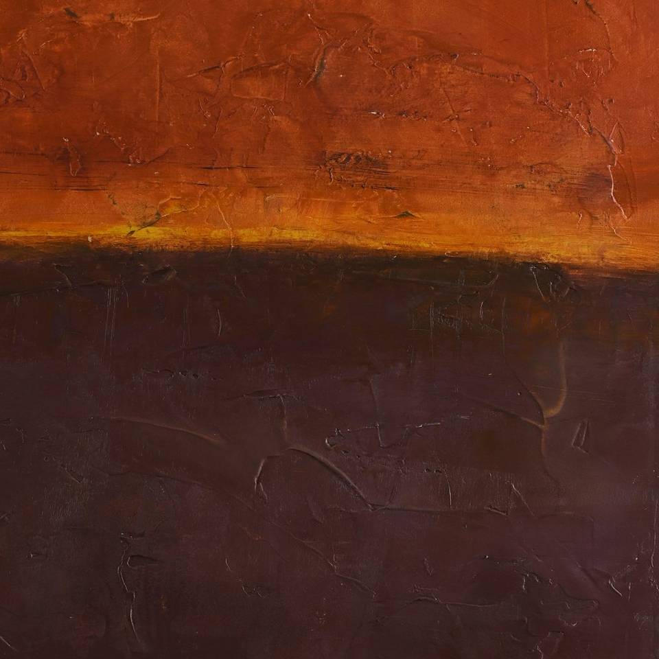 Malerifabrikken Design Målning / Edge Red / 80x100 Cm, orange från Malerifabrikken, bild 2