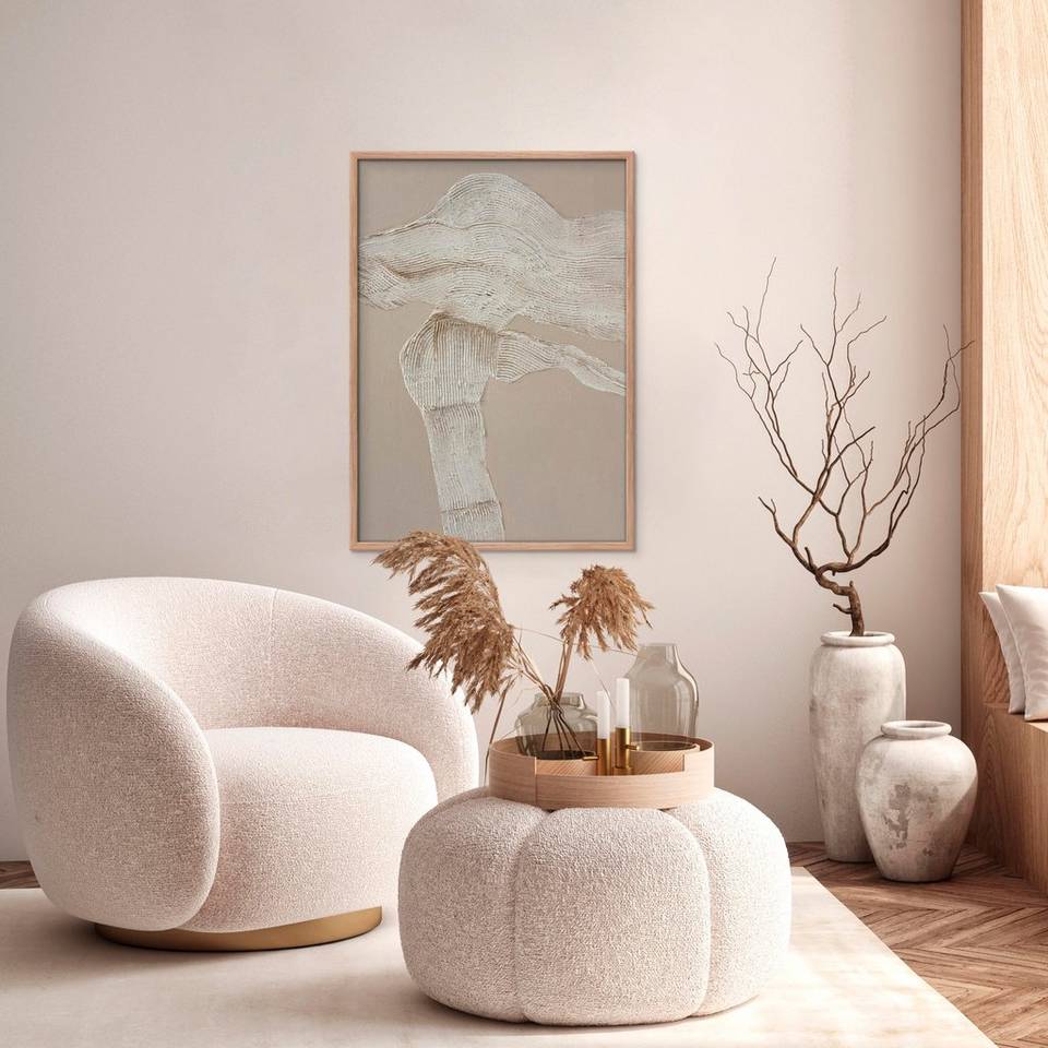 Malerifabrikken Art Shape 1 / 50x70 Cm / Ekram, beige från Malerifabrikken, bild 2