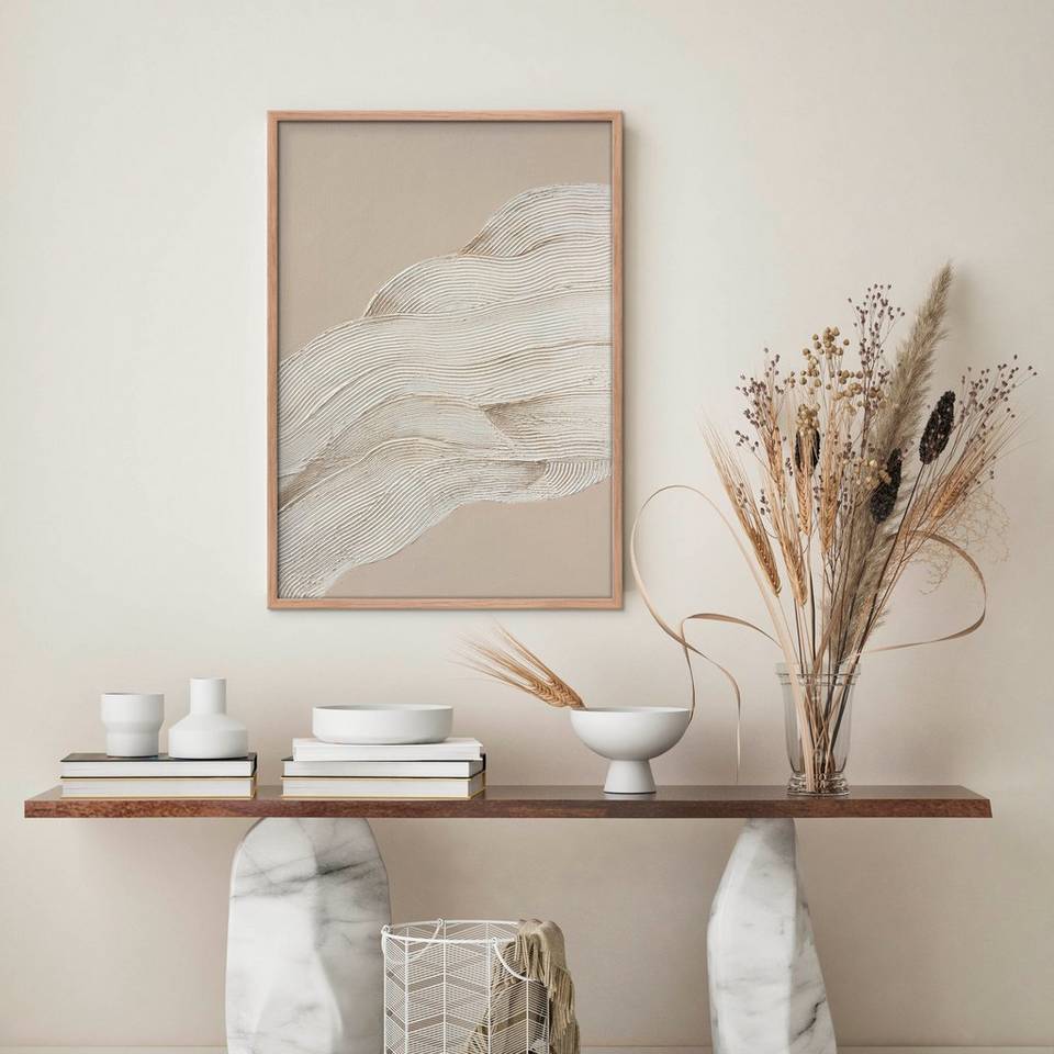 Malerifabrikken Art Shape 2 / 50x70 Cm / Ekram, beige från Malerifabrikken, bild 2