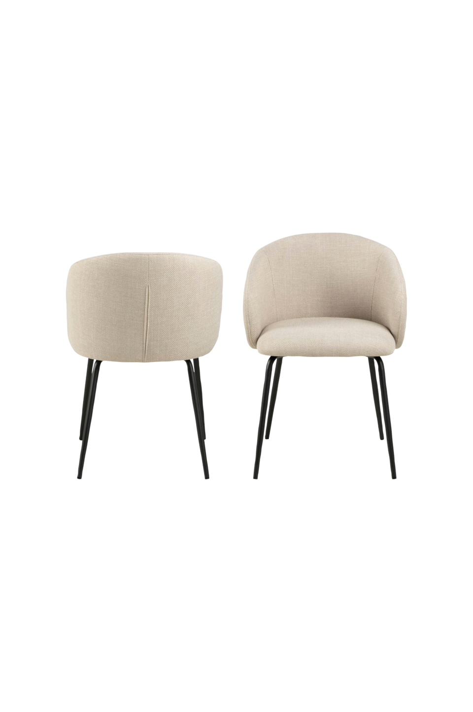 AC Design Furniture Eleanor matstol med armstöd, beige från AC Design Furniture, bild 5