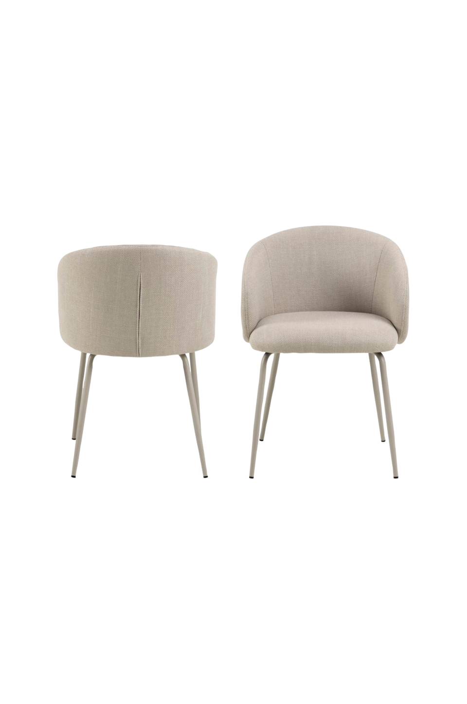 AC Design Furniture Eleanor matstol med armstöd, beige från AC Design Furniture, bild 5